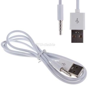 AUX Audio Plug Jack 3.5mm untuk kabel USB 2.0 biaya laki-laki