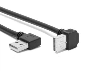 90 derajat sudut kanan USB2.0 ke bawah sudut USB kabel Data laki-laki